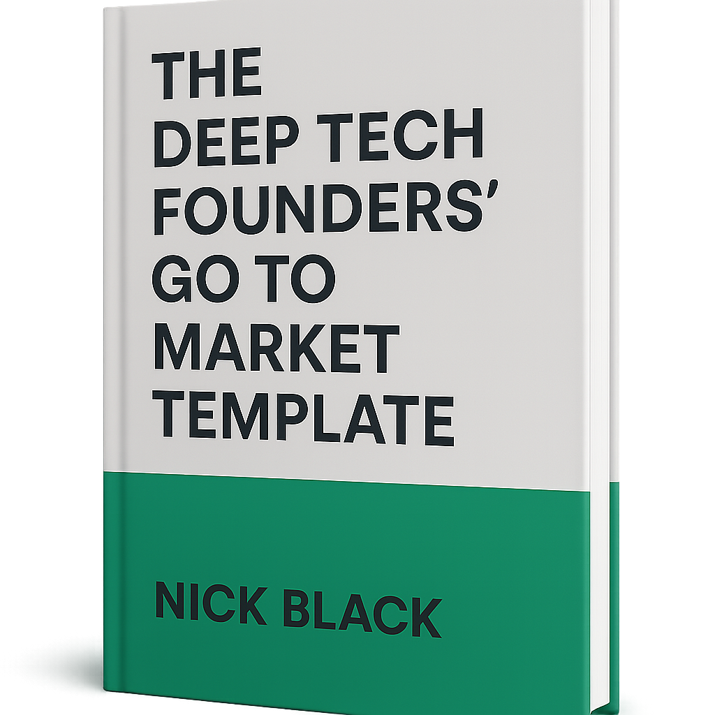 Deep tech founders GTM template guide